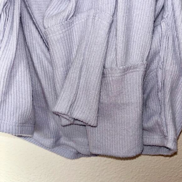 We the Free Hold Me Close Pullover sweater Women's Medium Sky Blue Purple - Picture 16 of 16